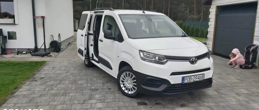 Toyota Proace City Verso cena 72900 przebieg: 65573, rok produkcji 2020 z Oborniki małe 497